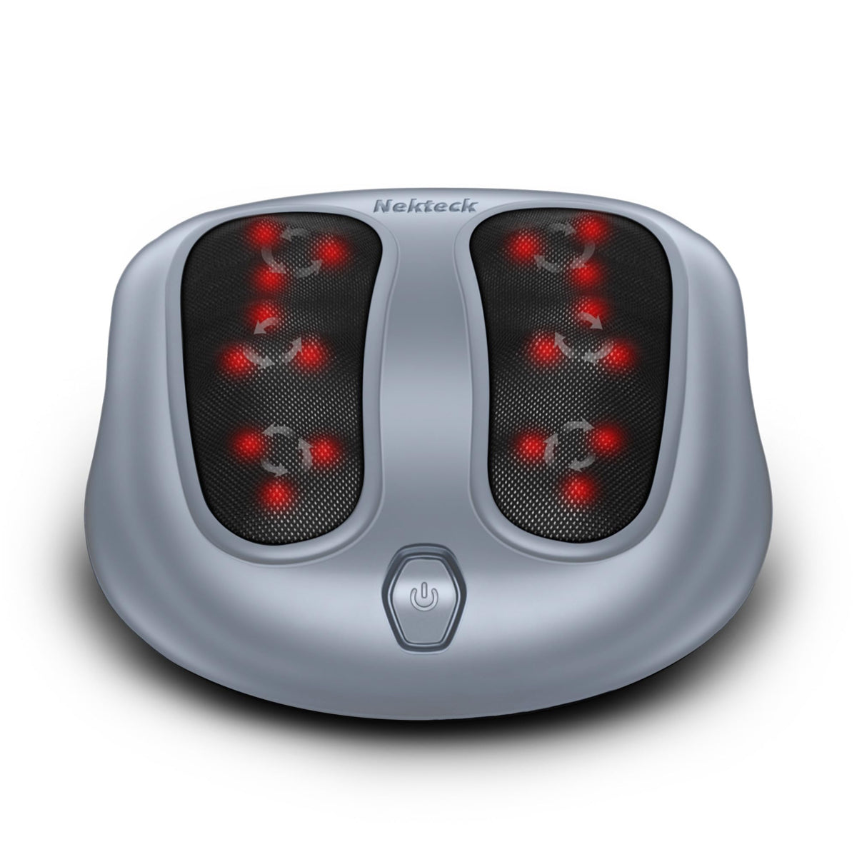 Nekteck foot massager with heat function soothing tired feet after work.