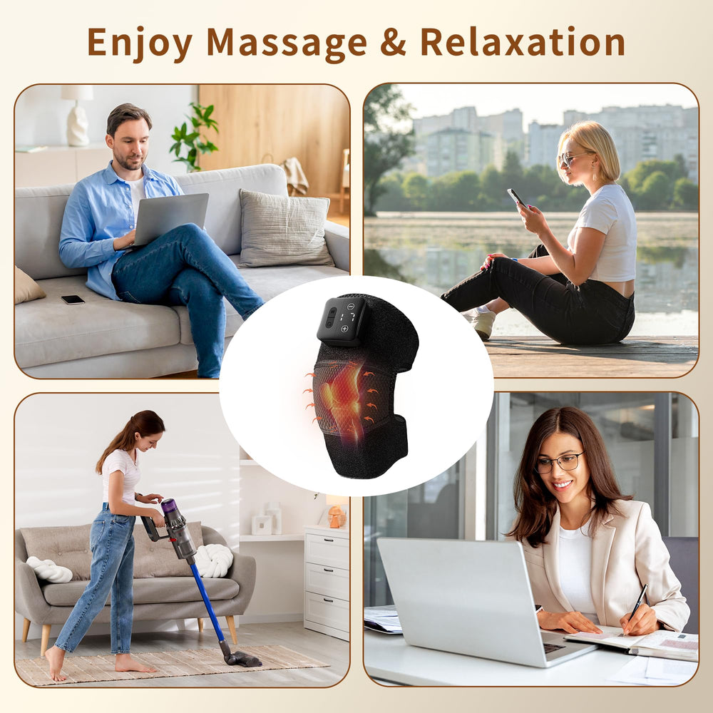 USB-C rechargeable Nekteck knee massager ready for daily warmth