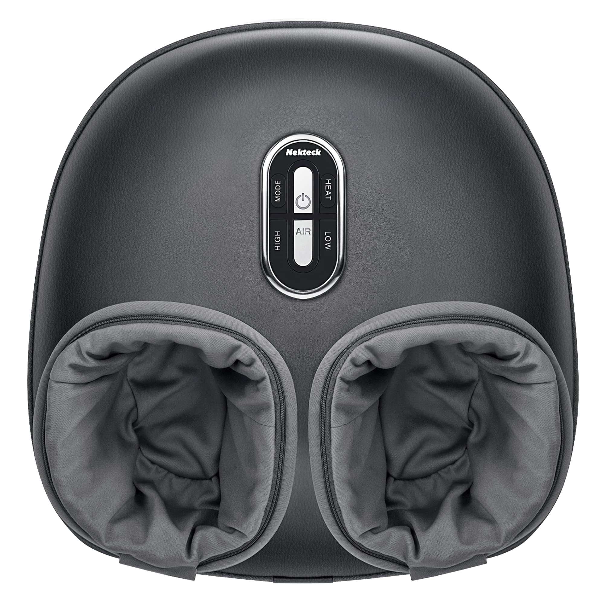 Nekteck Shiatsu Foot Massager with Heat front view showing warm relief after a long day.