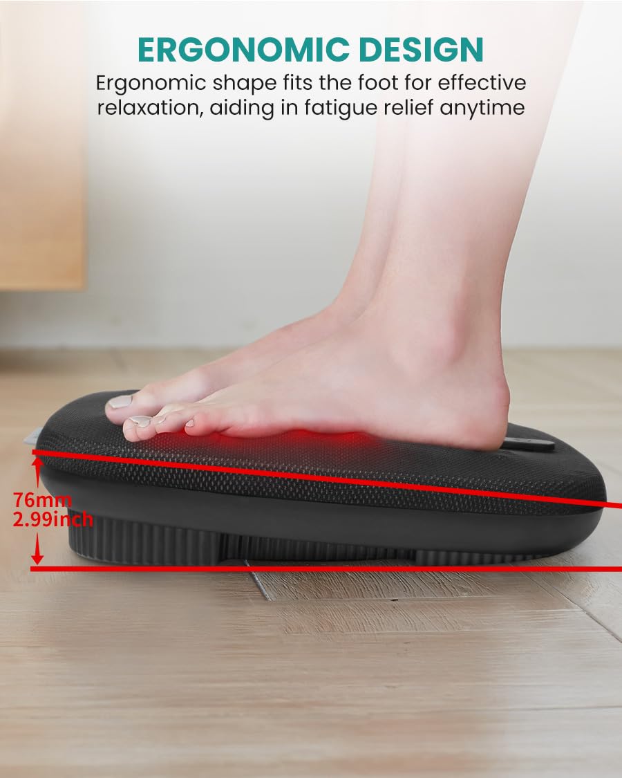 Nekteck Shiatsu foot massager in use for home or office relaxation.