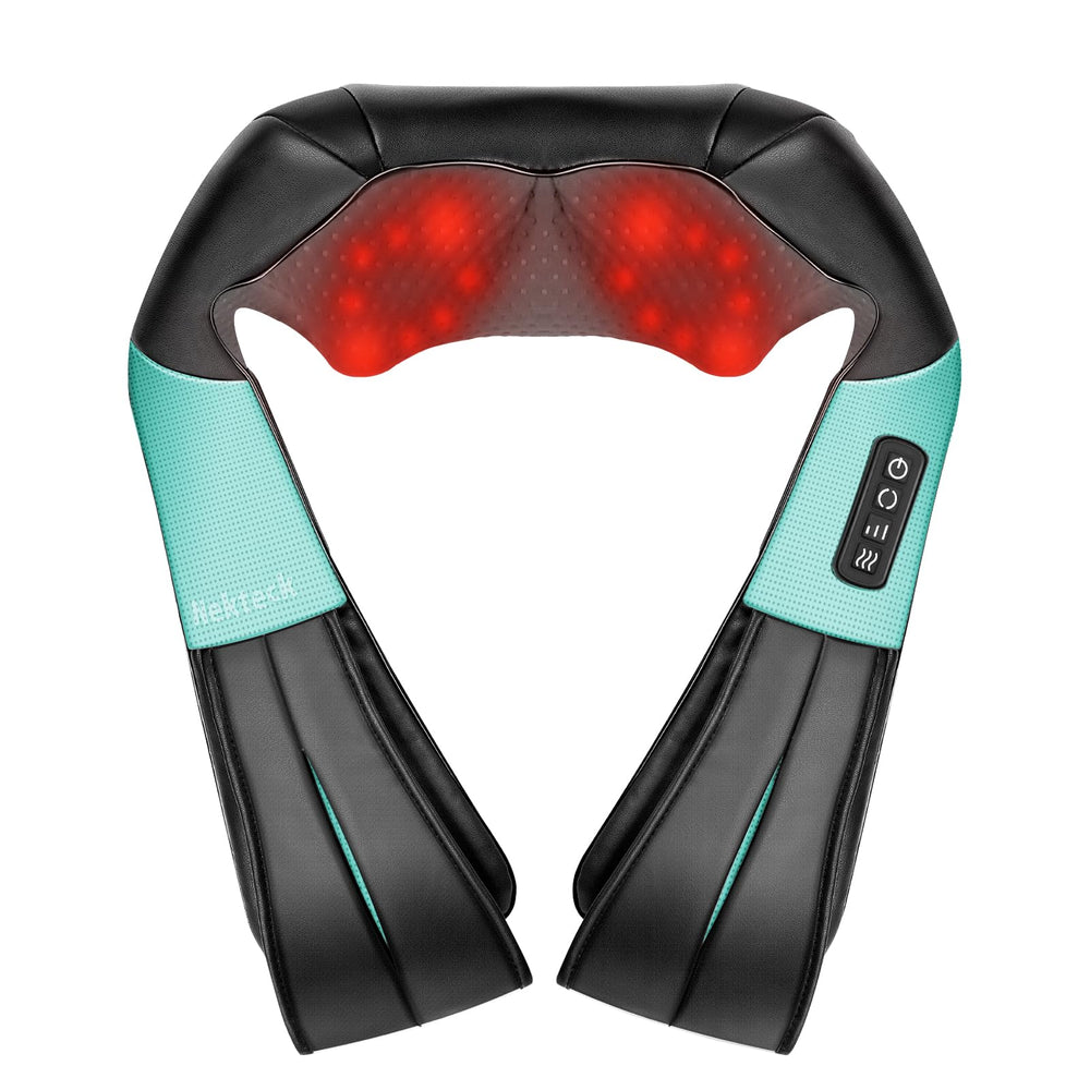 Nekteck Shiatsu neck-back massager with heat for relaxing upper body