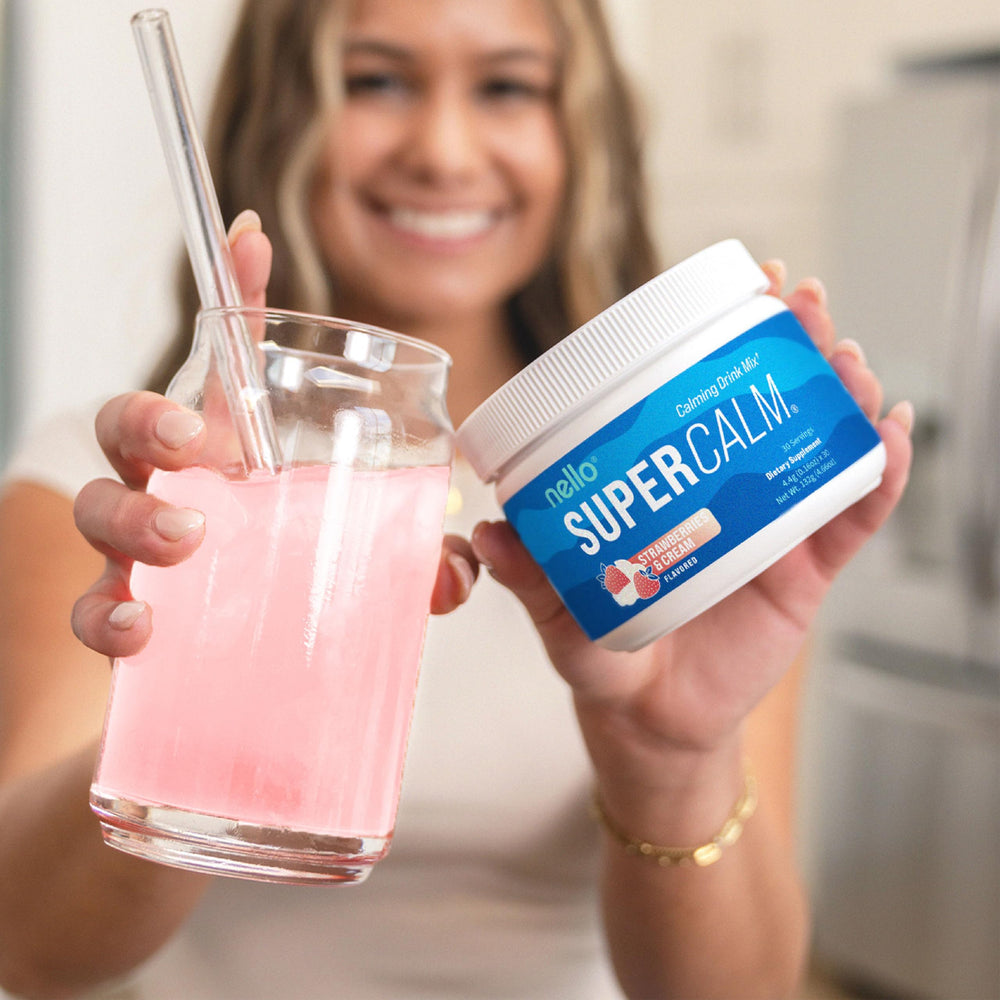 Nello magnesium glycinate close-up signals relaxing evening ingredient.