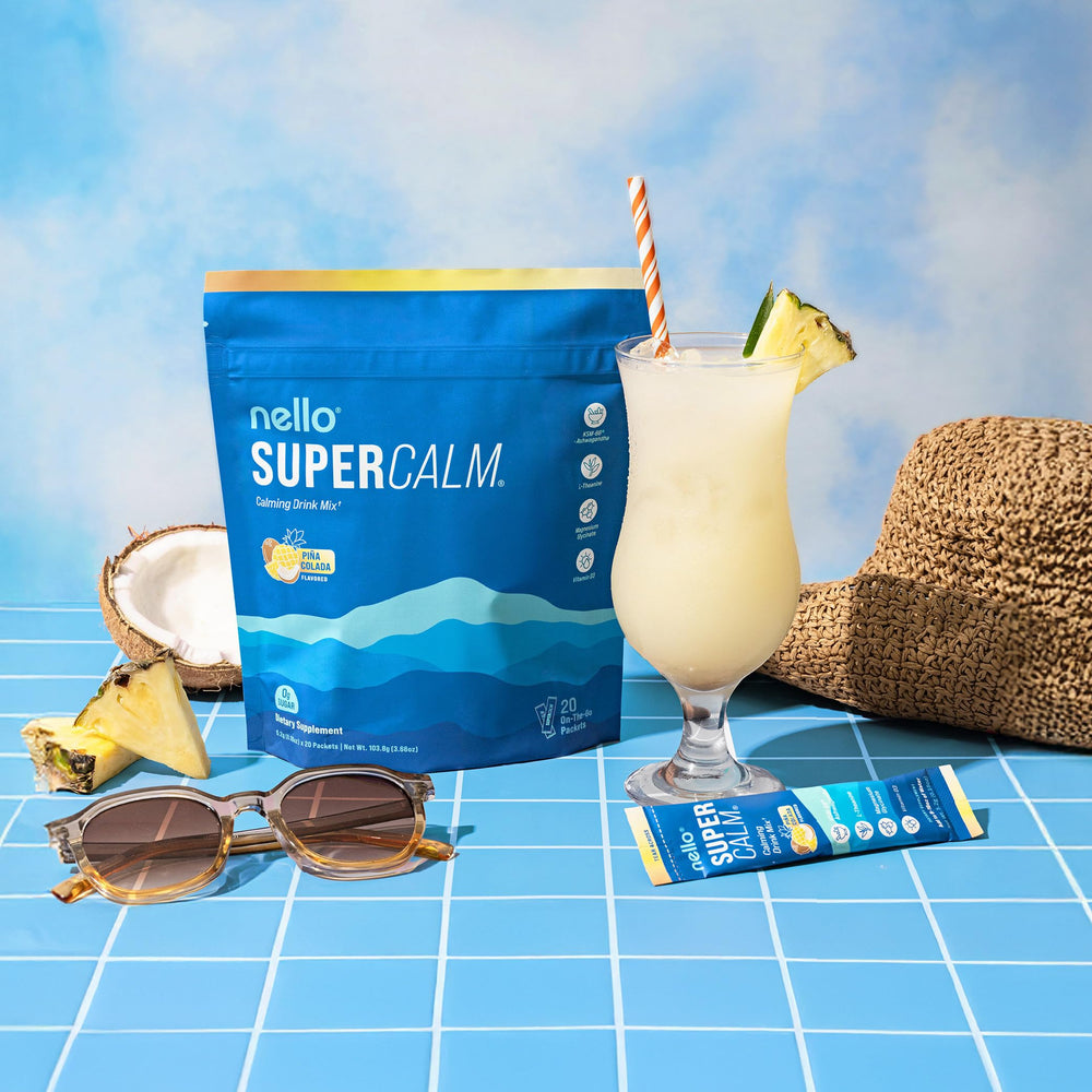 Nello SuperCalm Ashwagandha KSM66 supports stress adaptation