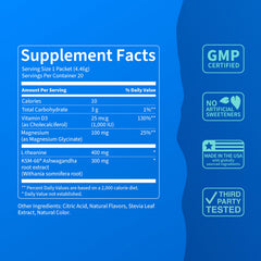 Dissolved drink in a glass with yuzu guava flavor