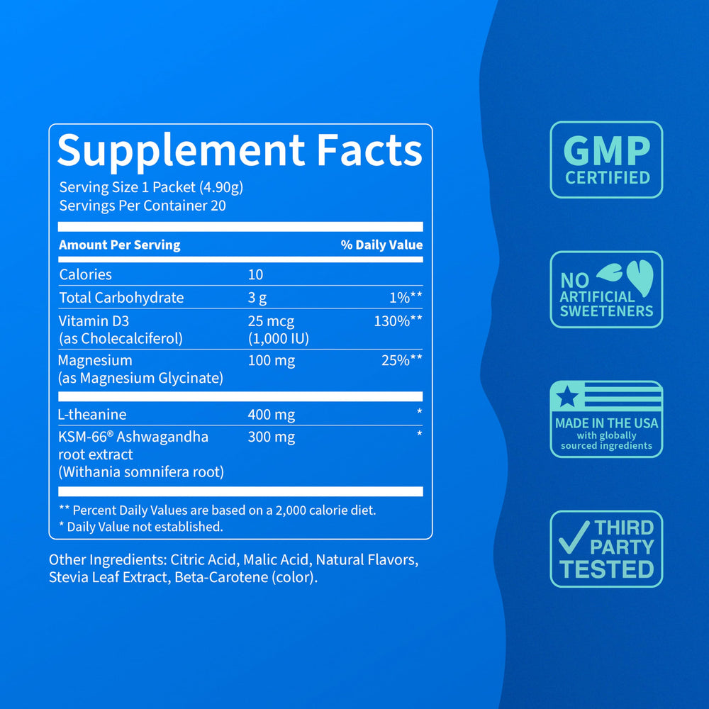 L-Theanine from Nello helps support relaxed focus during tasks.