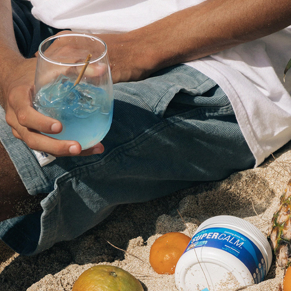 Nello SuperCalm on-the-go scene with packets.