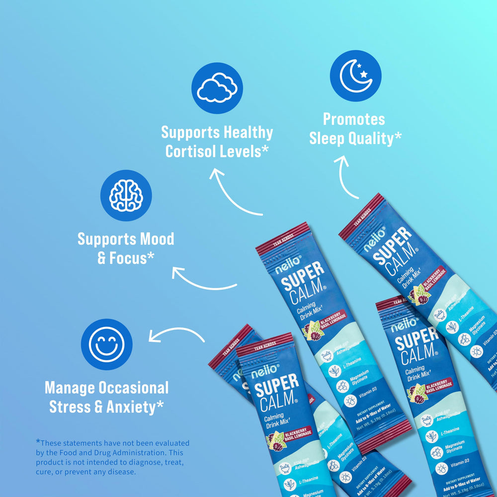 Nello SuperCalm powder scoop ready to mix.