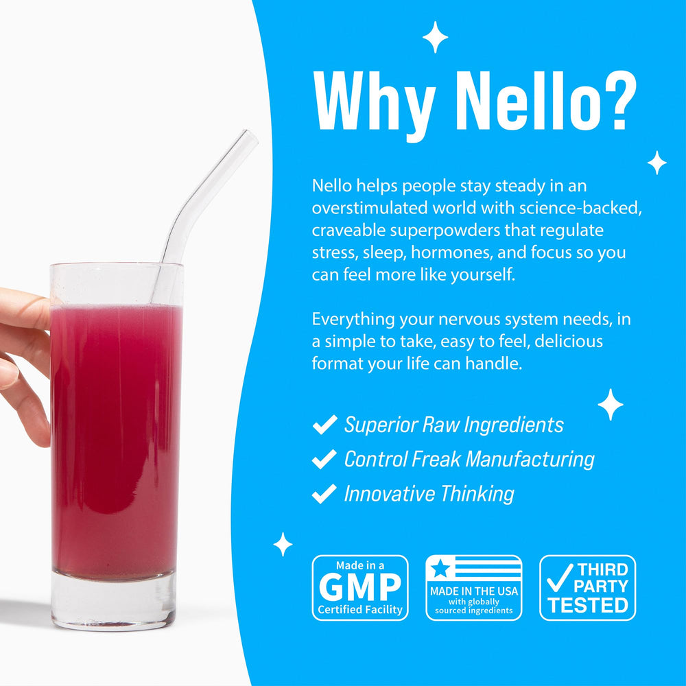 Nello Supercalm sleep-scene portraying a calm nighttime routine