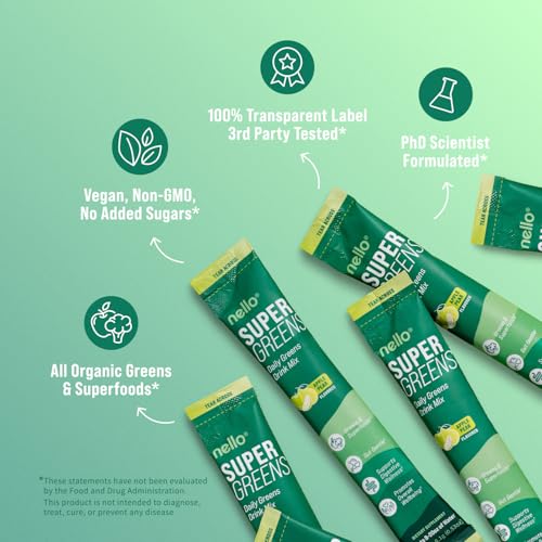 Nello Supergreens shaker with a mixed drink ready to sip after a workout.