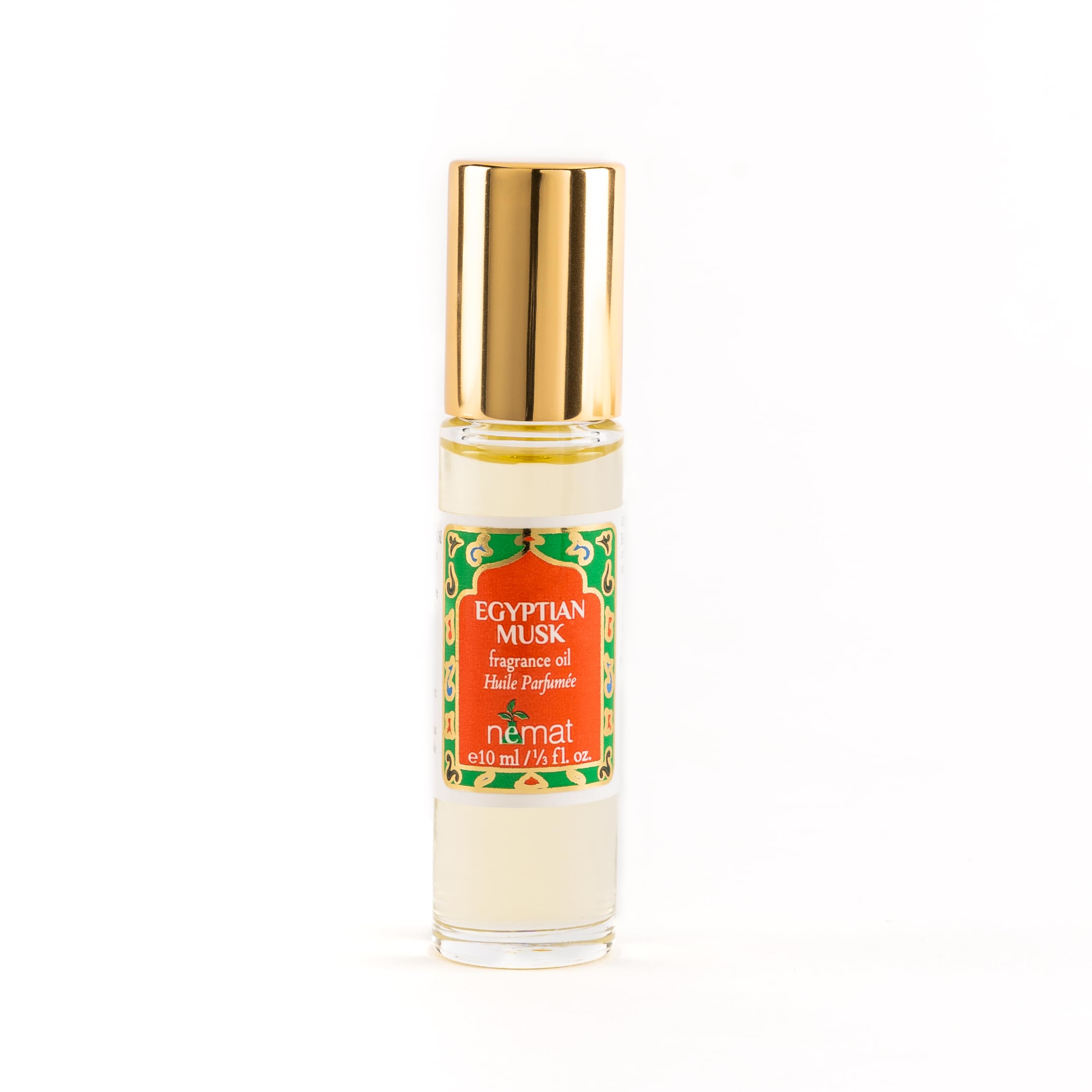 Nemat Egyptian Musk perfume oil roll-on bottle for everyday refinement.