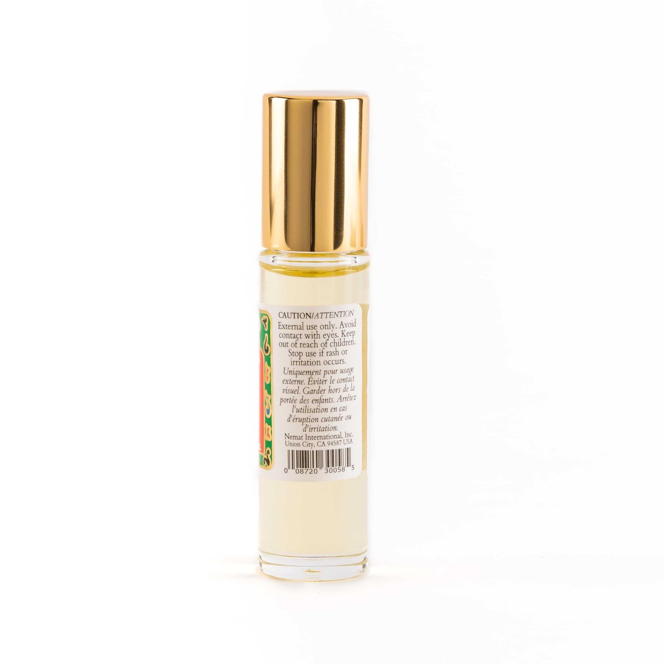 Nemat Egyptian Musk roll-on on wrist demonstrates easy daily application.