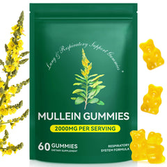 NenMaoKeNu Mullein Gummies lung detox bottle shown for daily respiratory support possibilities.