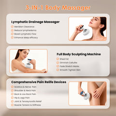 NENRENT anti cellulite massager on leg showing cellulite targeting use