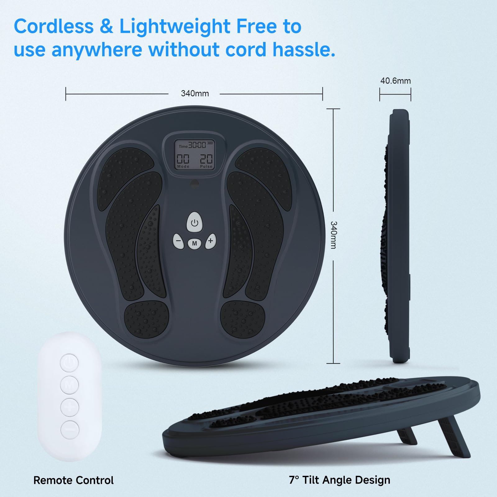 NENRENT ergonomic foot massager design fits contours for comfortable use.