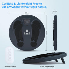 NENRENT ergonomic foot massager design fits contours for comfortable use.