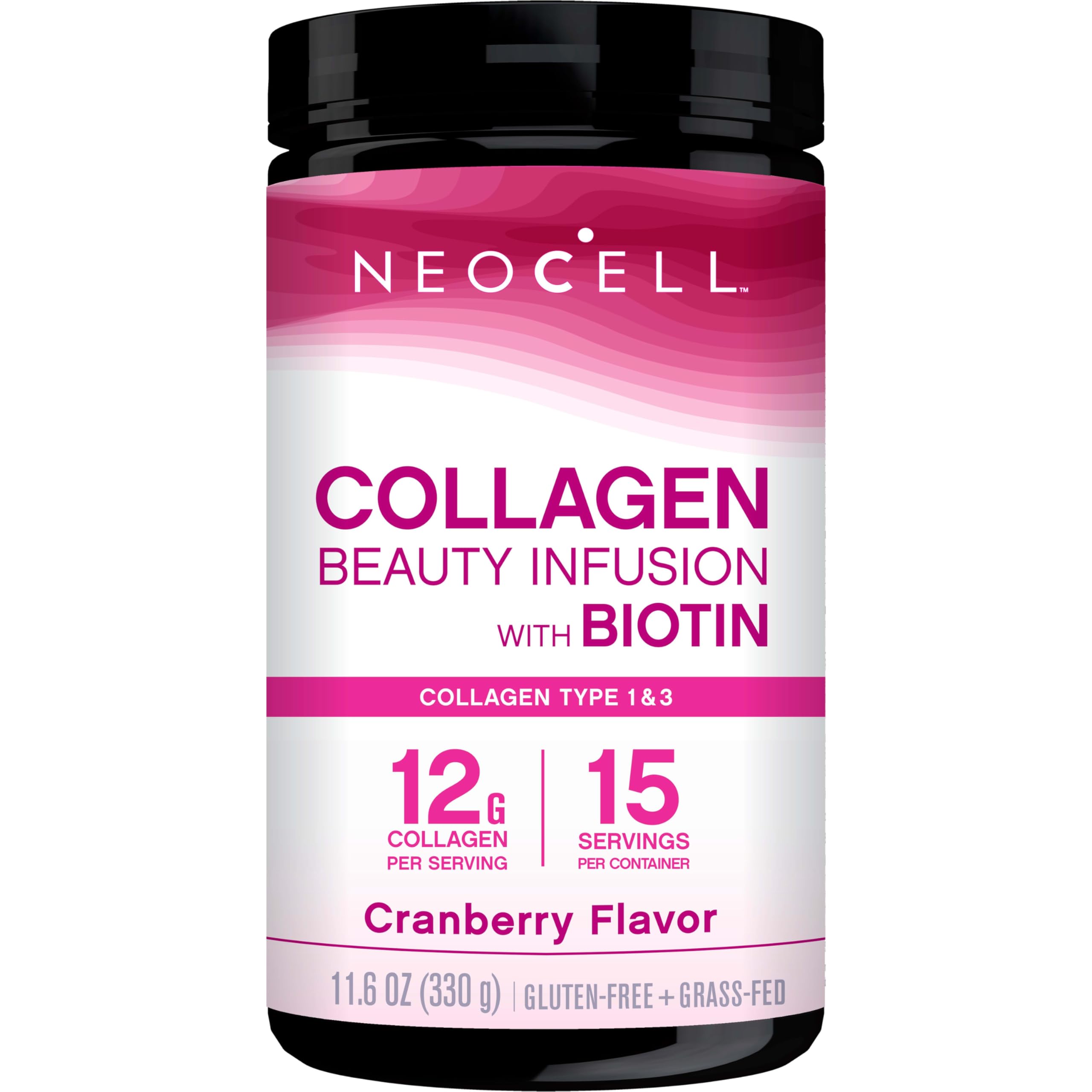 NeoCell Collagen Beauty Infusion canister front view for radiant skin.