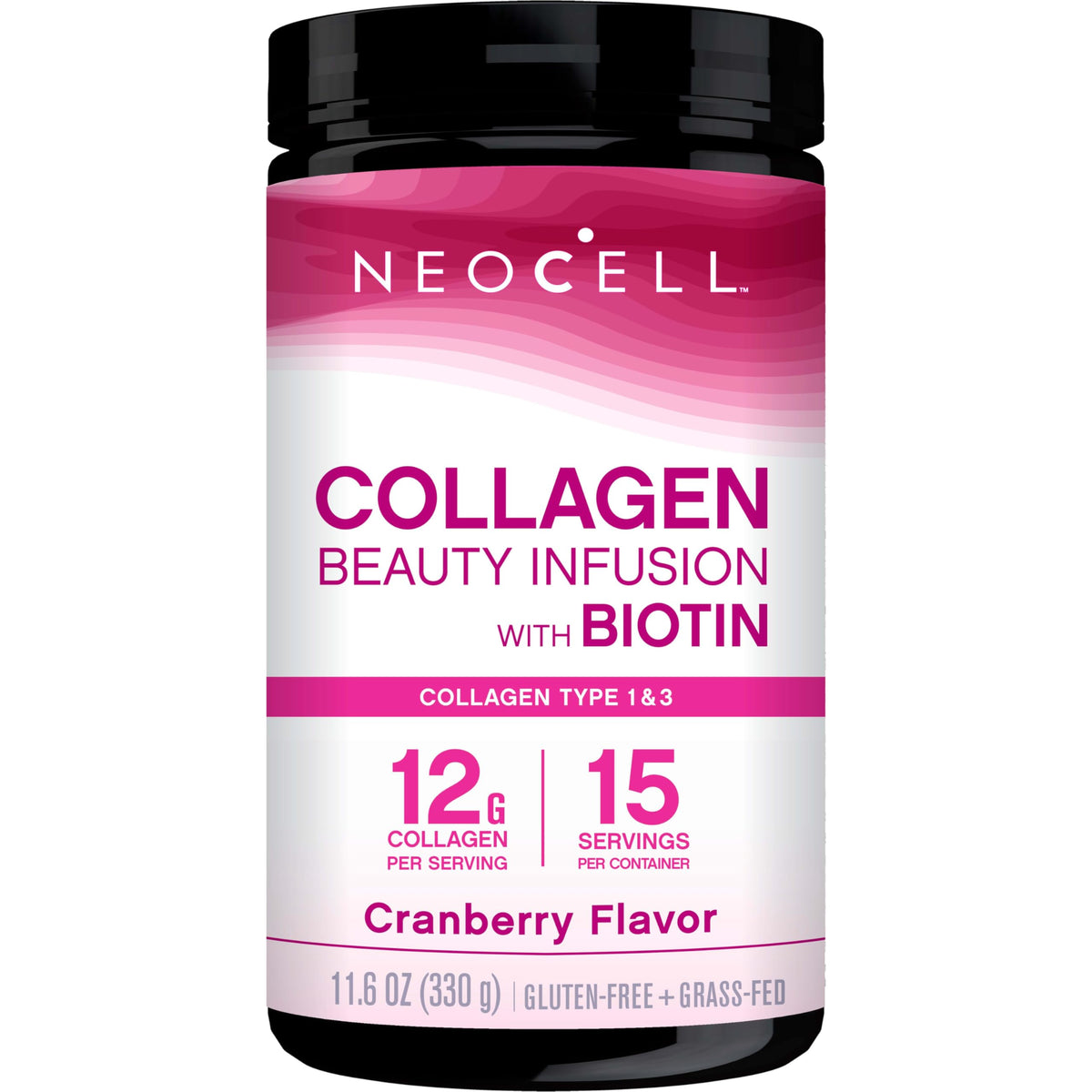 NeoCell Collagen Beauty Infusion canister front view for radiant skin.