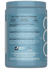 NeoCell Collagen Bio-Peptides powder blending smoothly into smoothies for everyday wellness.