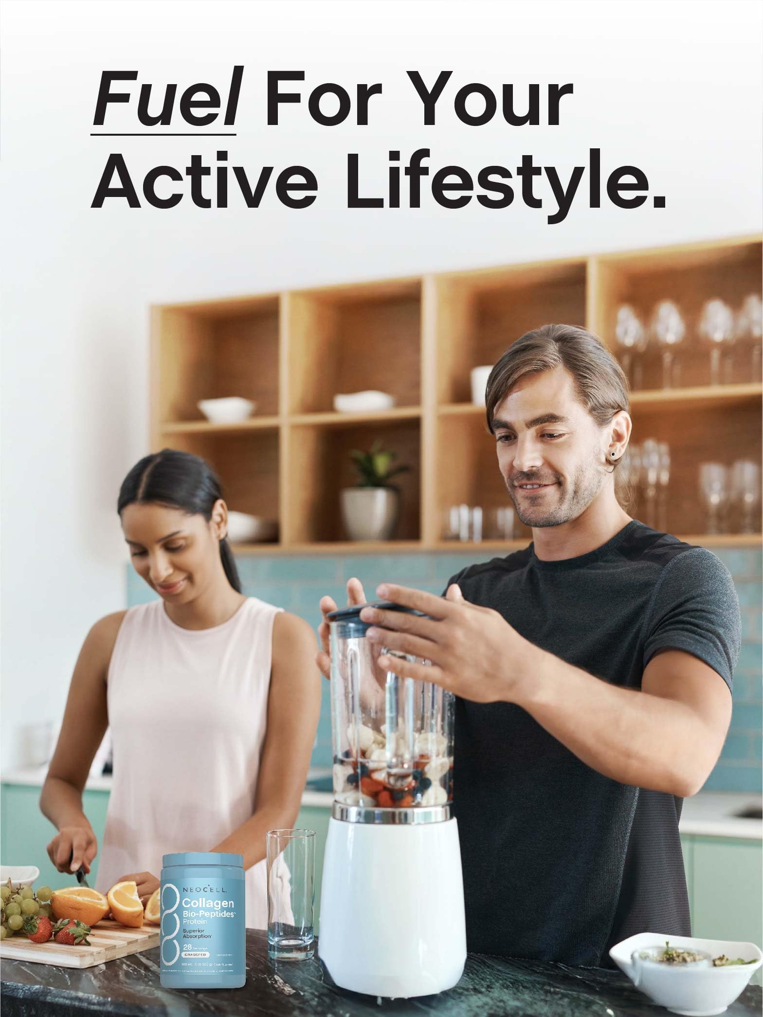 NeoCell Collagen Bio-Peptides overall product design supports simple daily routines.