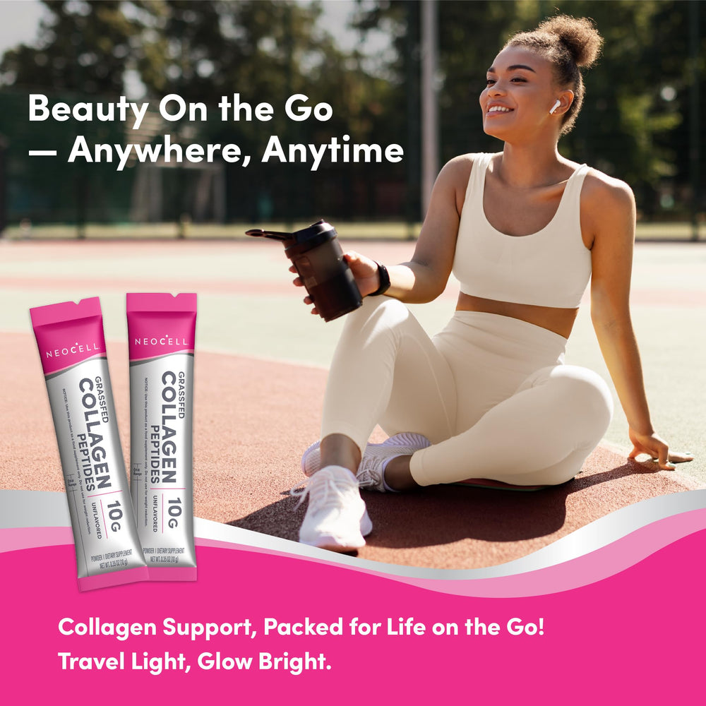 NeoCell portable stick packet for convenient collagen on the go.