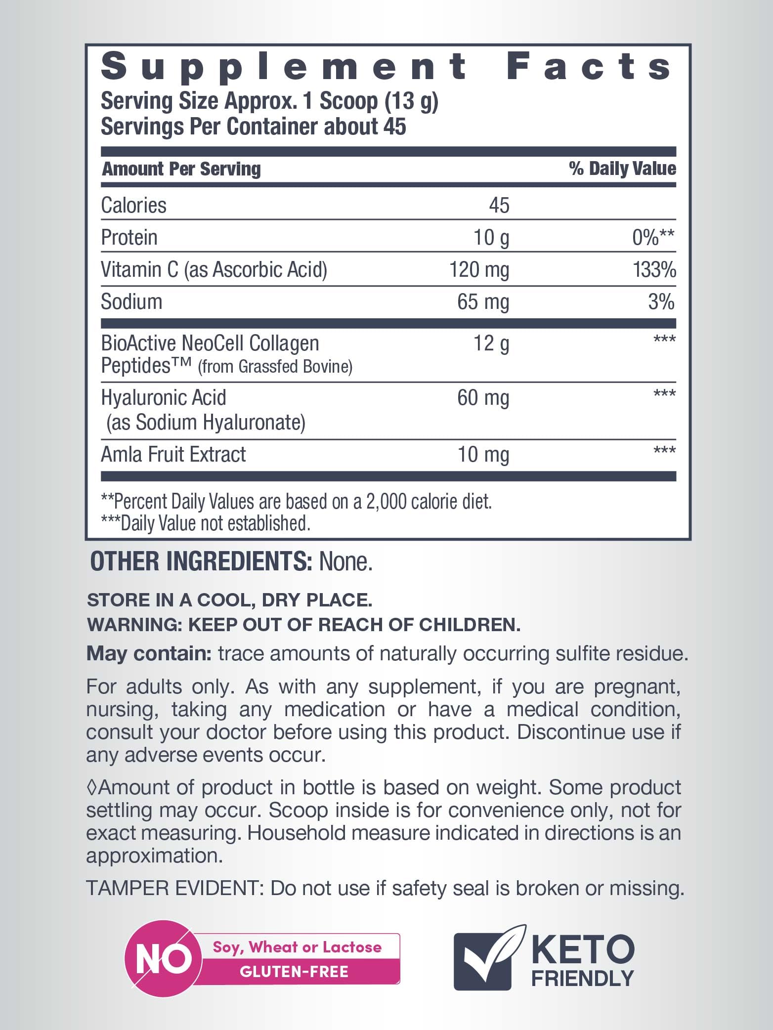 NeoCell Collagen Plus Vitamin C stirred into a beverage for daily use.