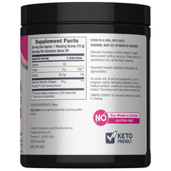 NeoCell collagen powder scoop ready to mix into beverage for daily use.