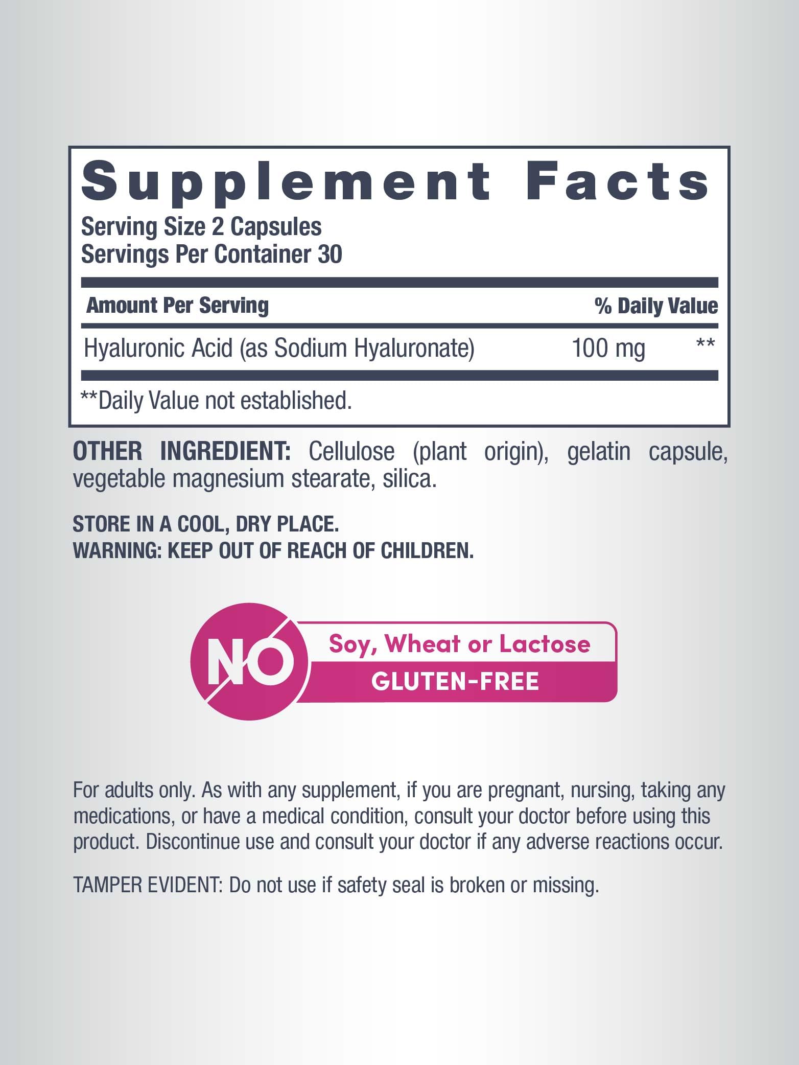 NeoCell Hyaluronic Acid capsules in hand illustrate daily supplement ritual
