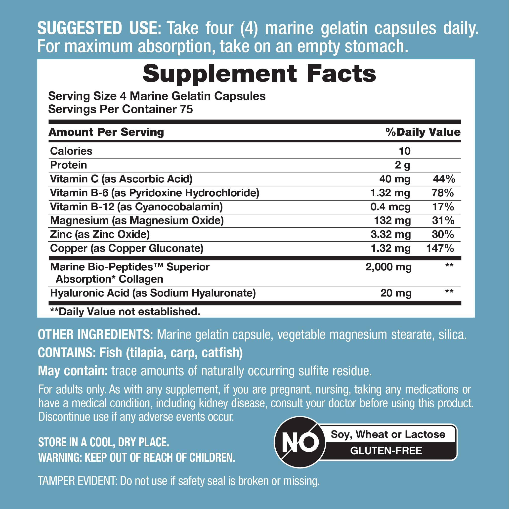 300-capsule NeoCell bottle, multi-week daily support package.