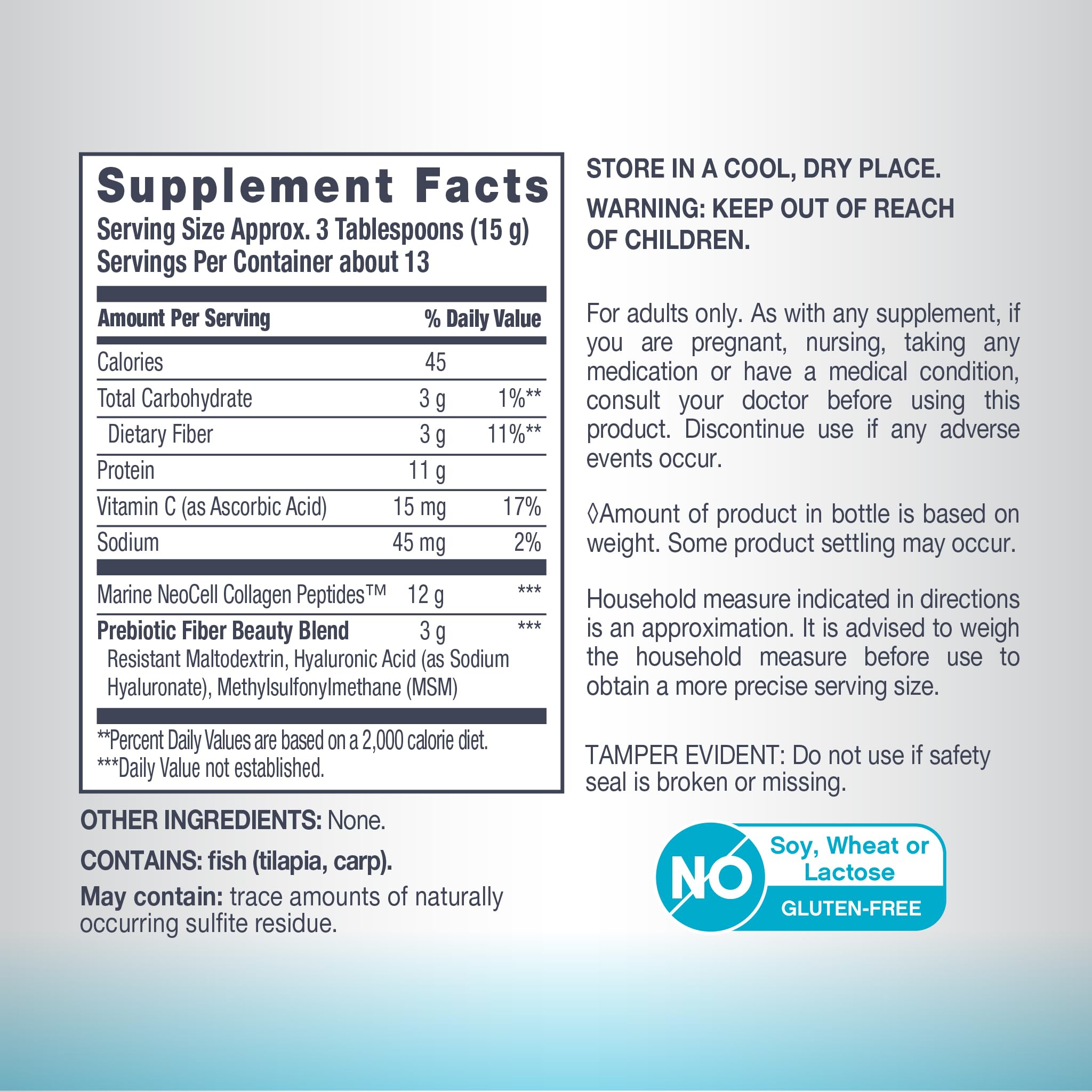 NeoCell Marine Collagen Powder blended into coffee or smoothie for an easy daily mix.