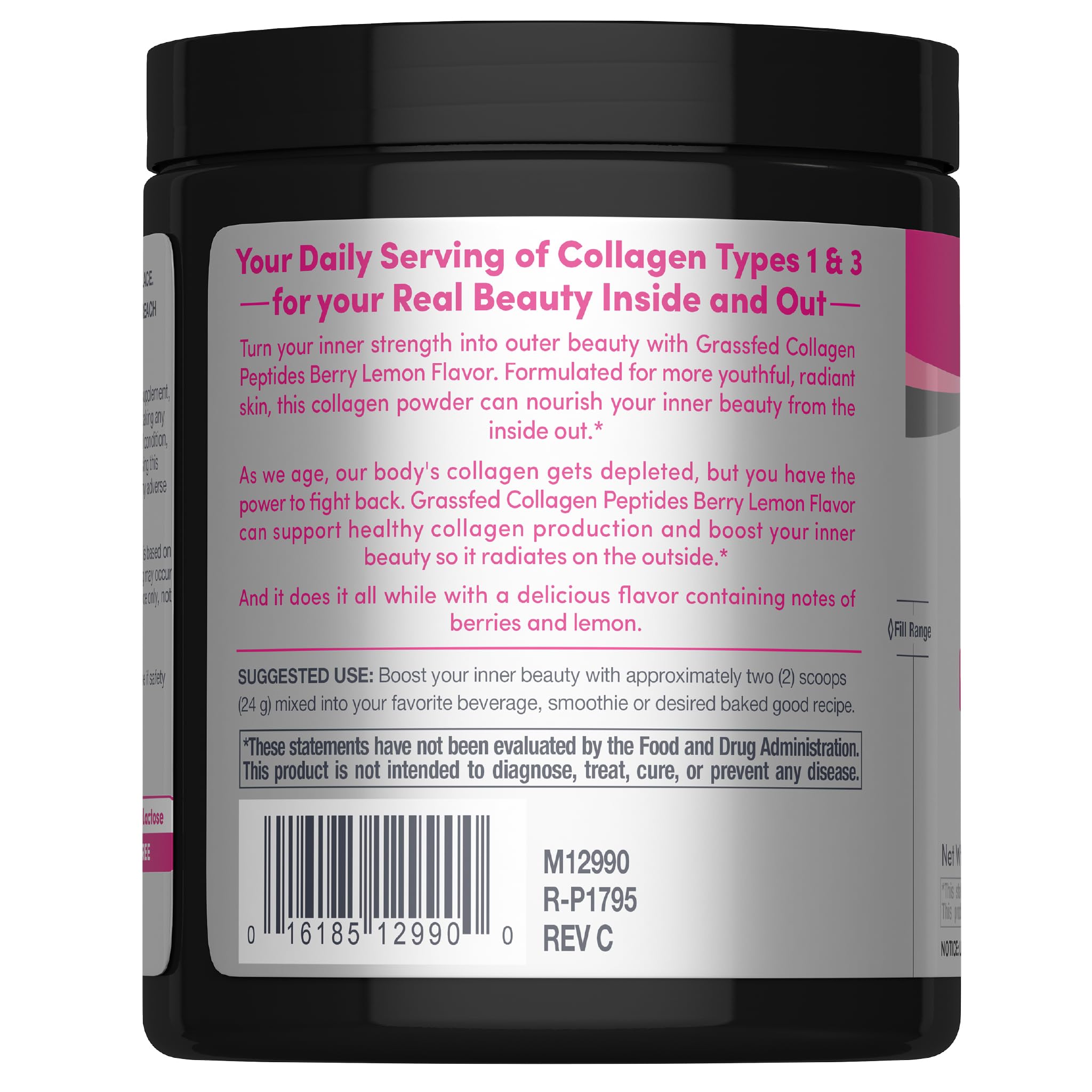 NeoCell collagen powder dissolving easily into a smoothie for quick daily use