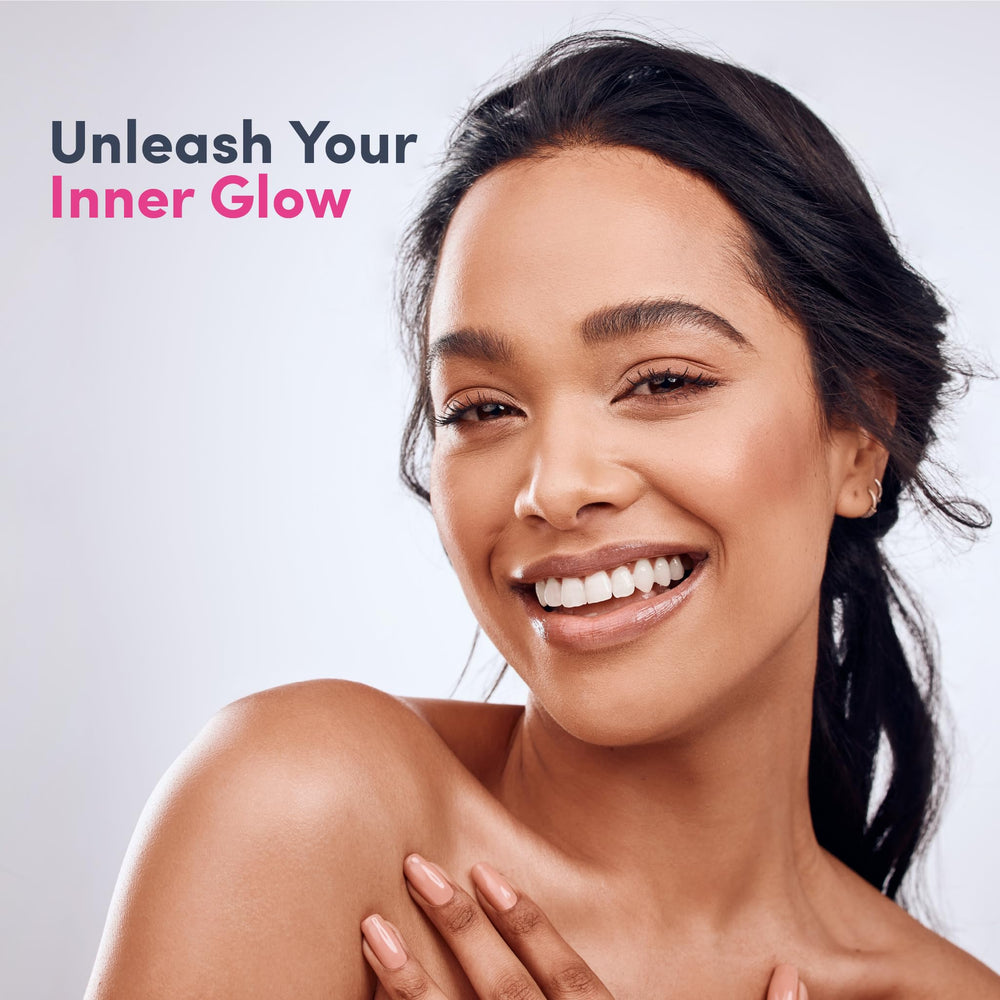 Hair and nails glow concept with NeoCell product