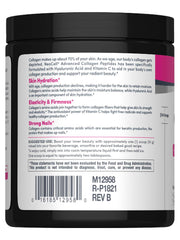 NeoCell Super Collagen Plus canister beside a glass of water illustrating hydration.