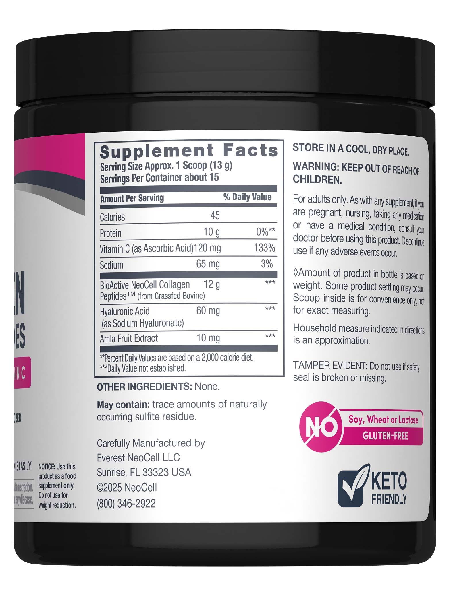 NeoCell Super Collagen Plus scoop dissolving into a smoothie for easy daily use.