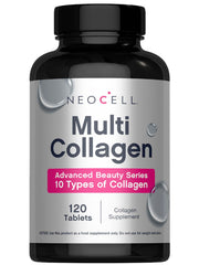 NeoCell Super Multi Collagen bottle for daily skin, hair, and nails support.