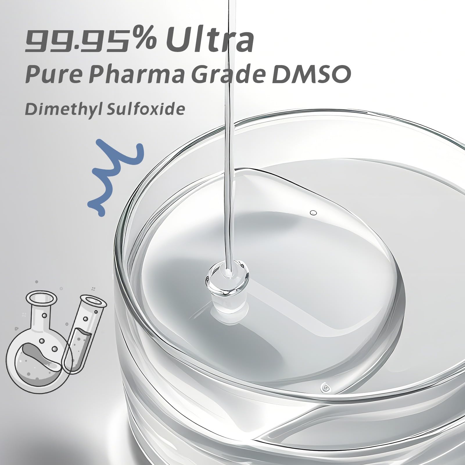 NeoChem DMSO pharma-grade odorless liquid suitable for lab applications