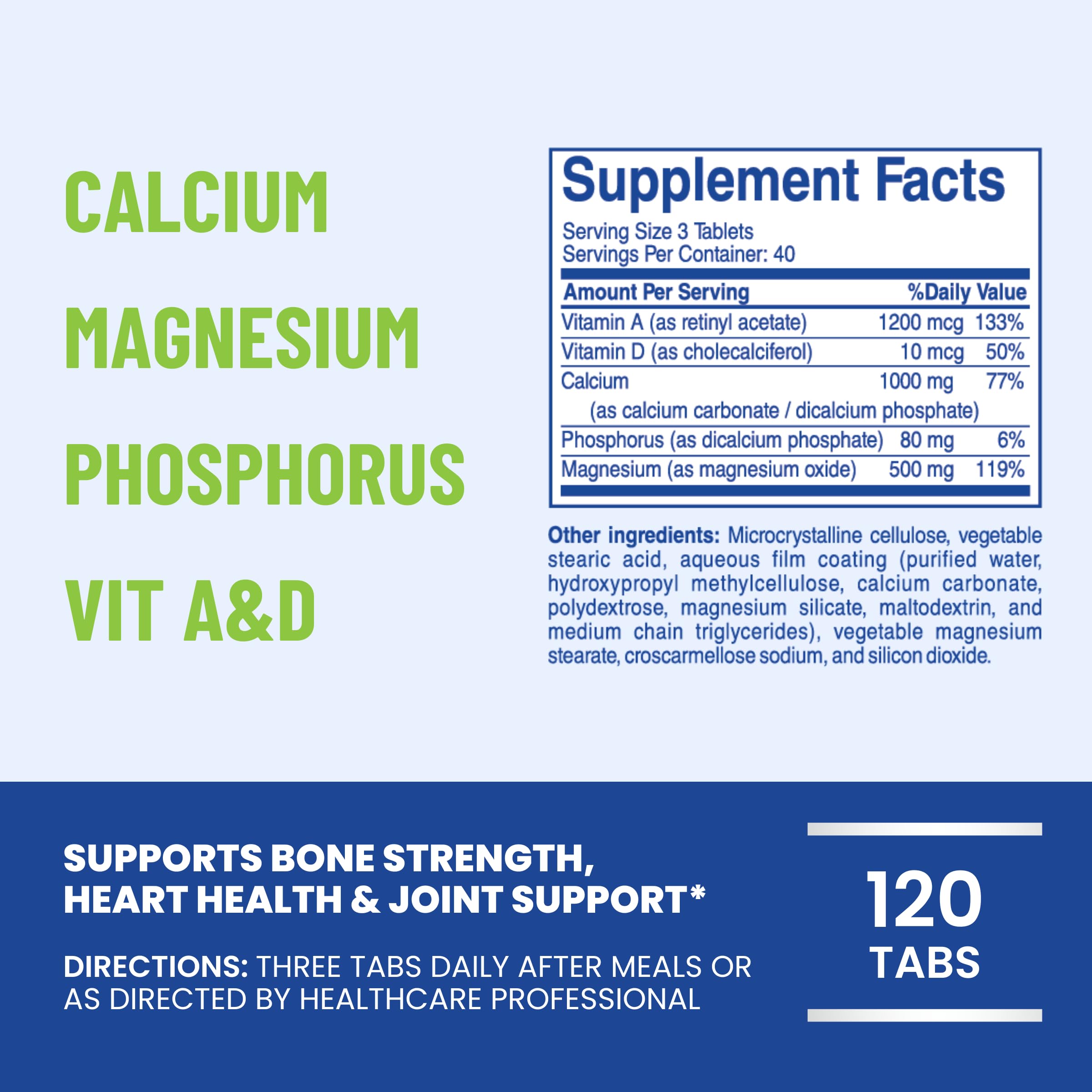 Neogen Health OsteoVit magnified tablet view highlights absorption-friendly minerals.