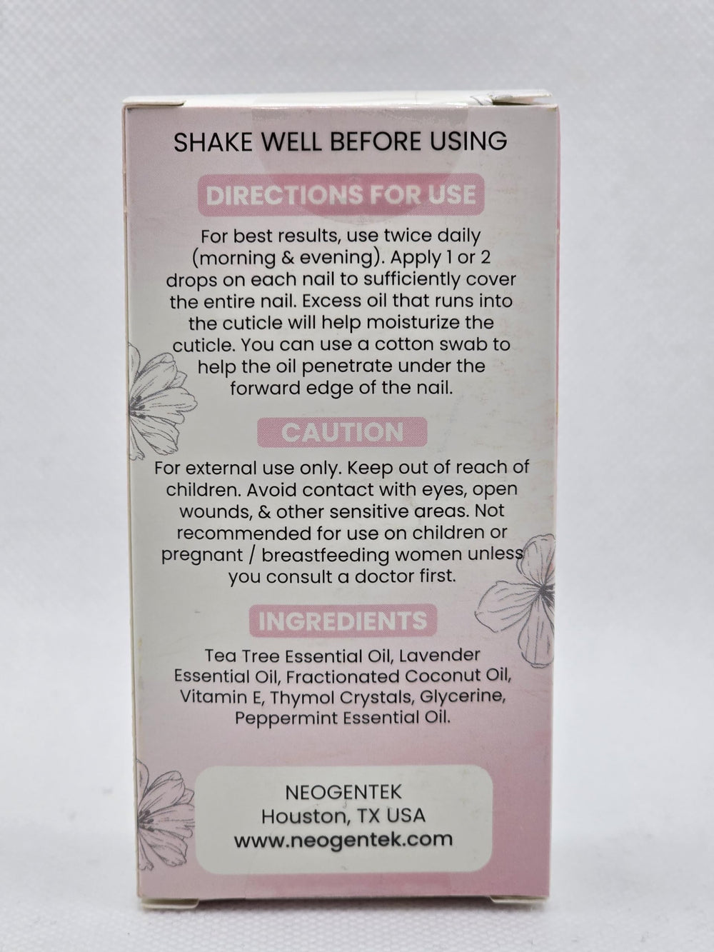 Neogentek supports stronger looking nails over time