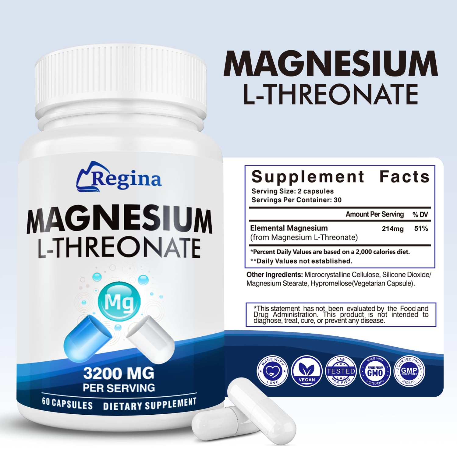 NEOGLI Neuro Magnesium L-Threonate bottle beside nightly tea for calm evenings.