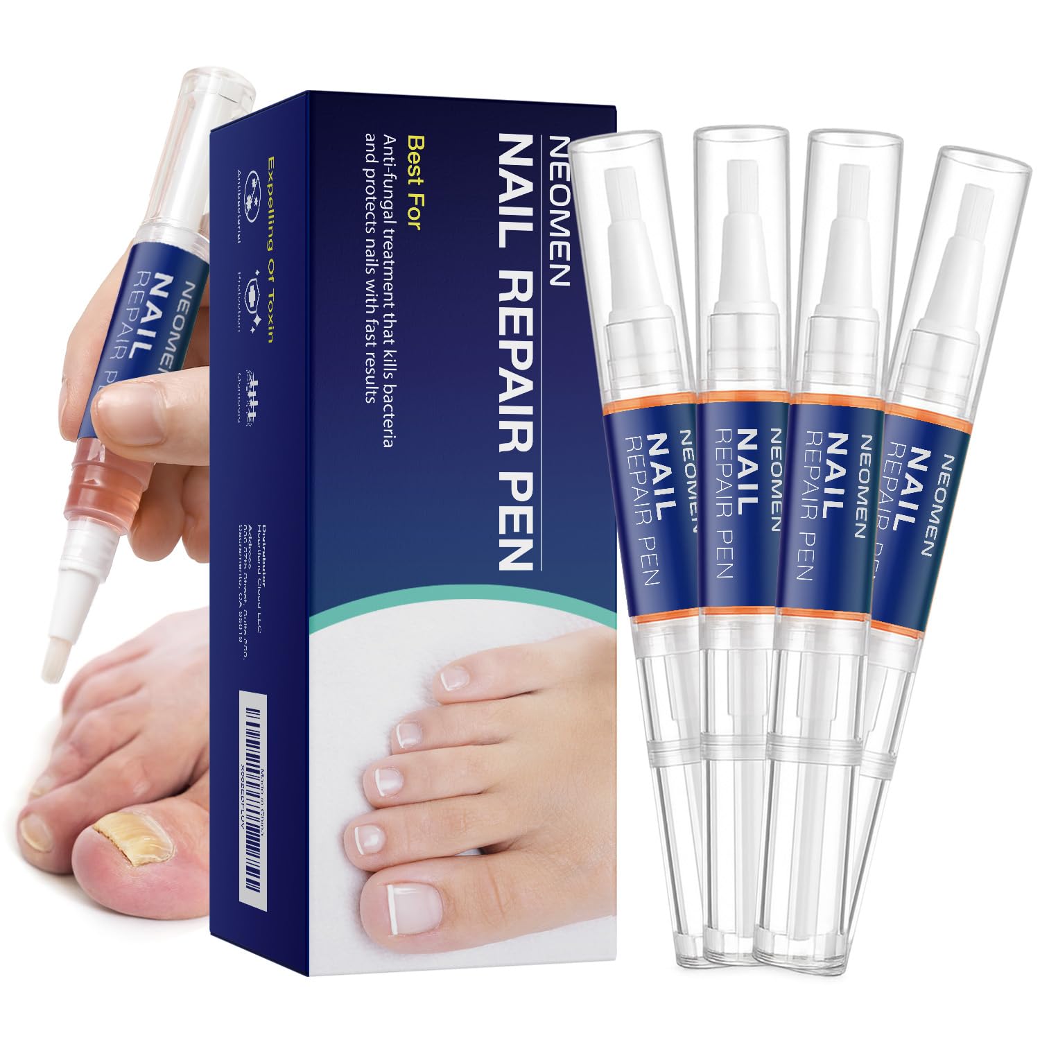 NEOMEN Nail Fungus Pen bottle with clear liquid for targeted treatment and repair