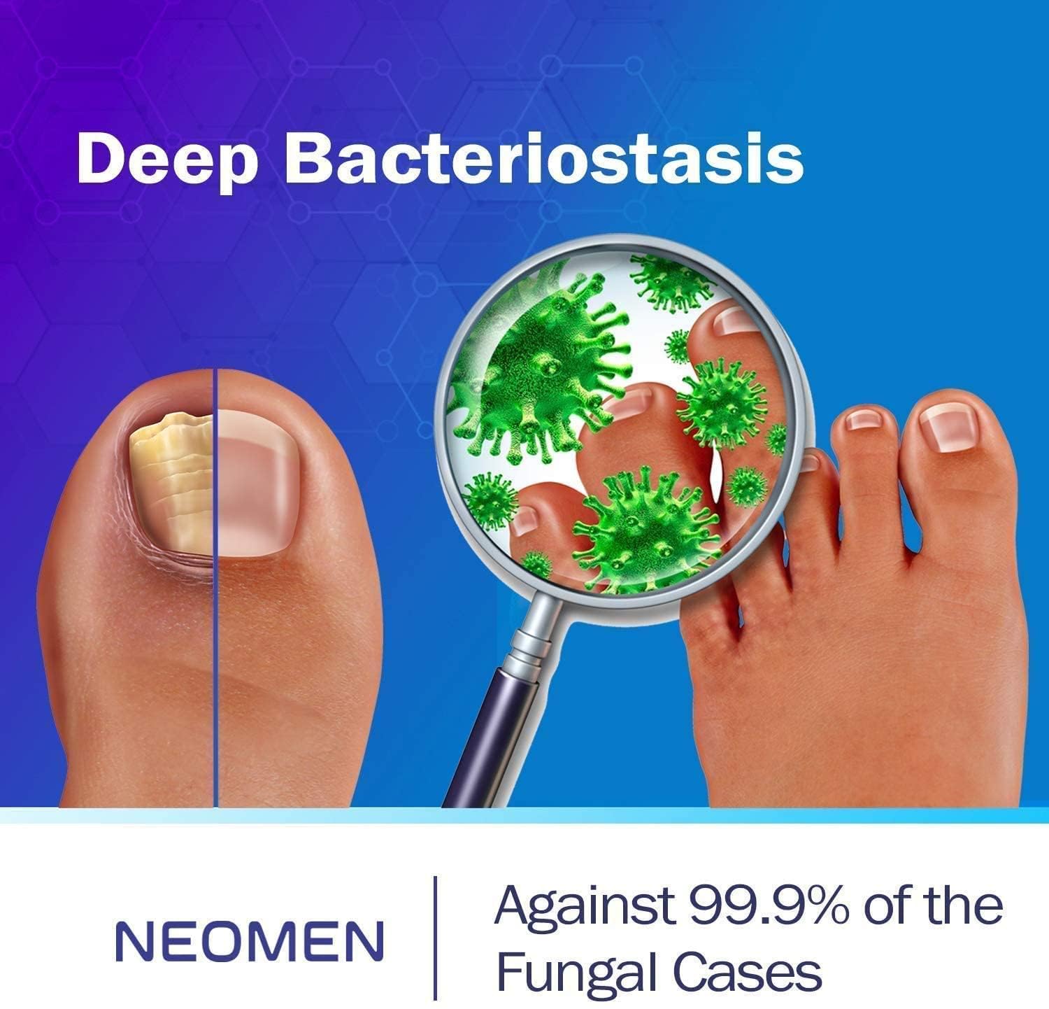 NEOMEN Nail Fungus Pen healthy nails after treatment appearance