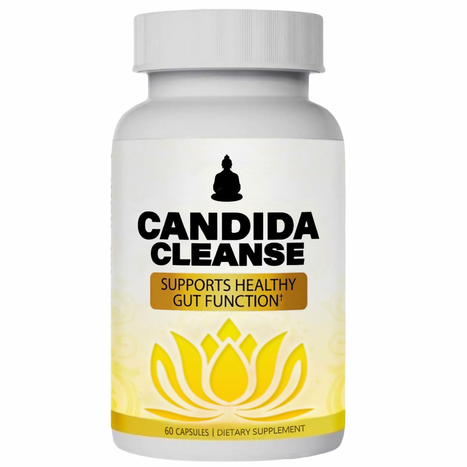 Neonomicon Candida Cleanse bottle front showing gut-friendly probiotic herbal blend