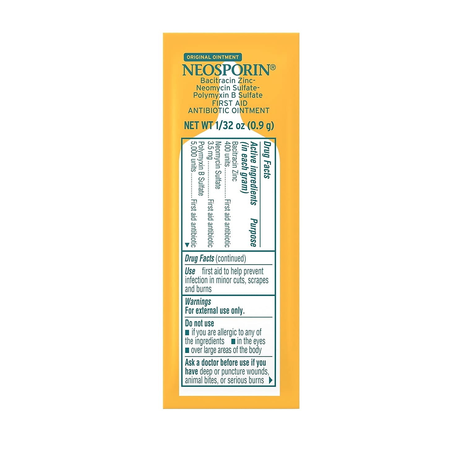 Product label highlighting 24-hour infection protection.