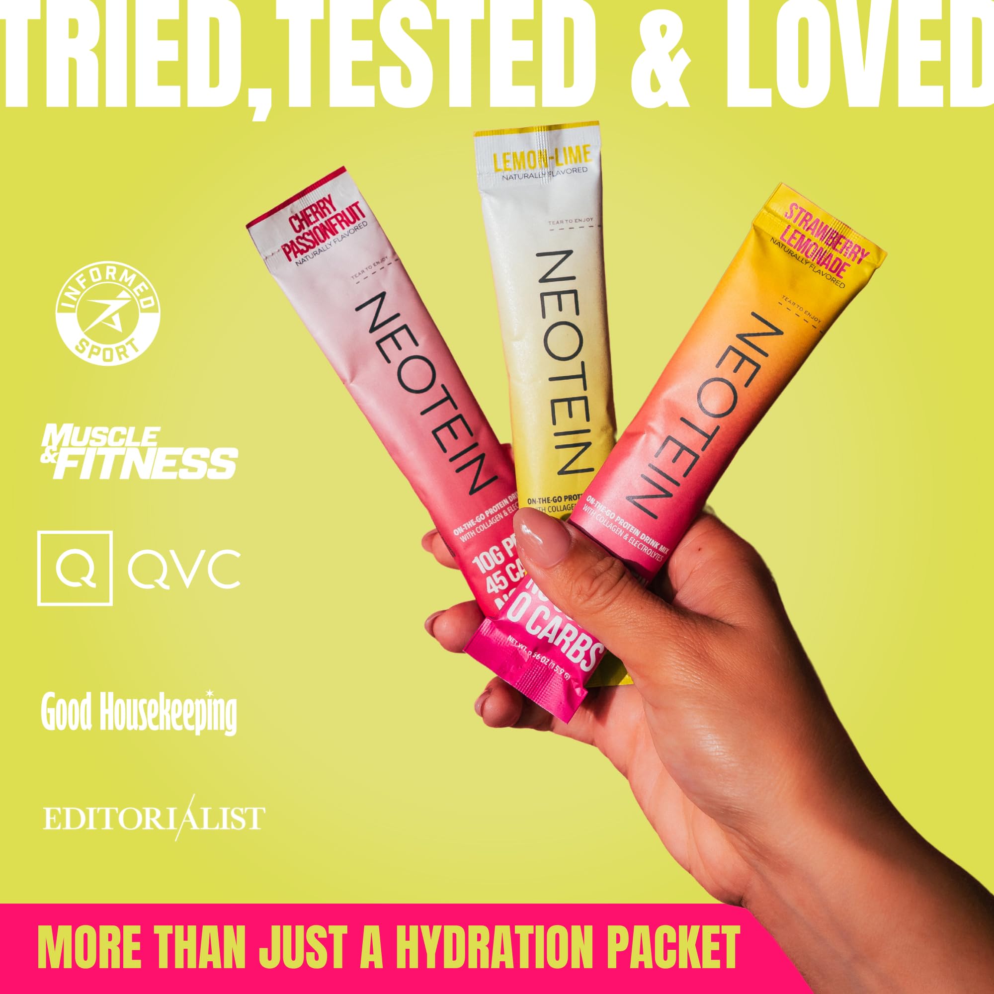 NEOTEIN athlete-tested hydration and protein formula