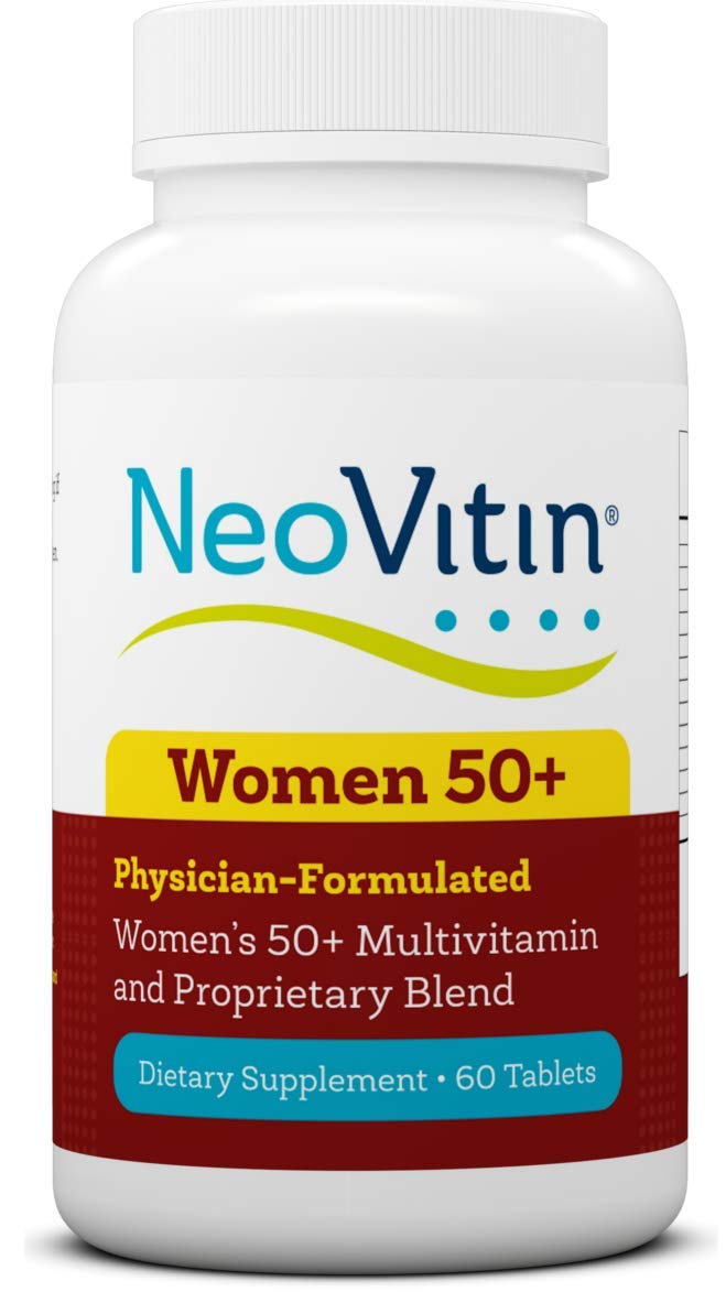 NeoVitin Women's 50+ formula bottle front for daily nutrition support