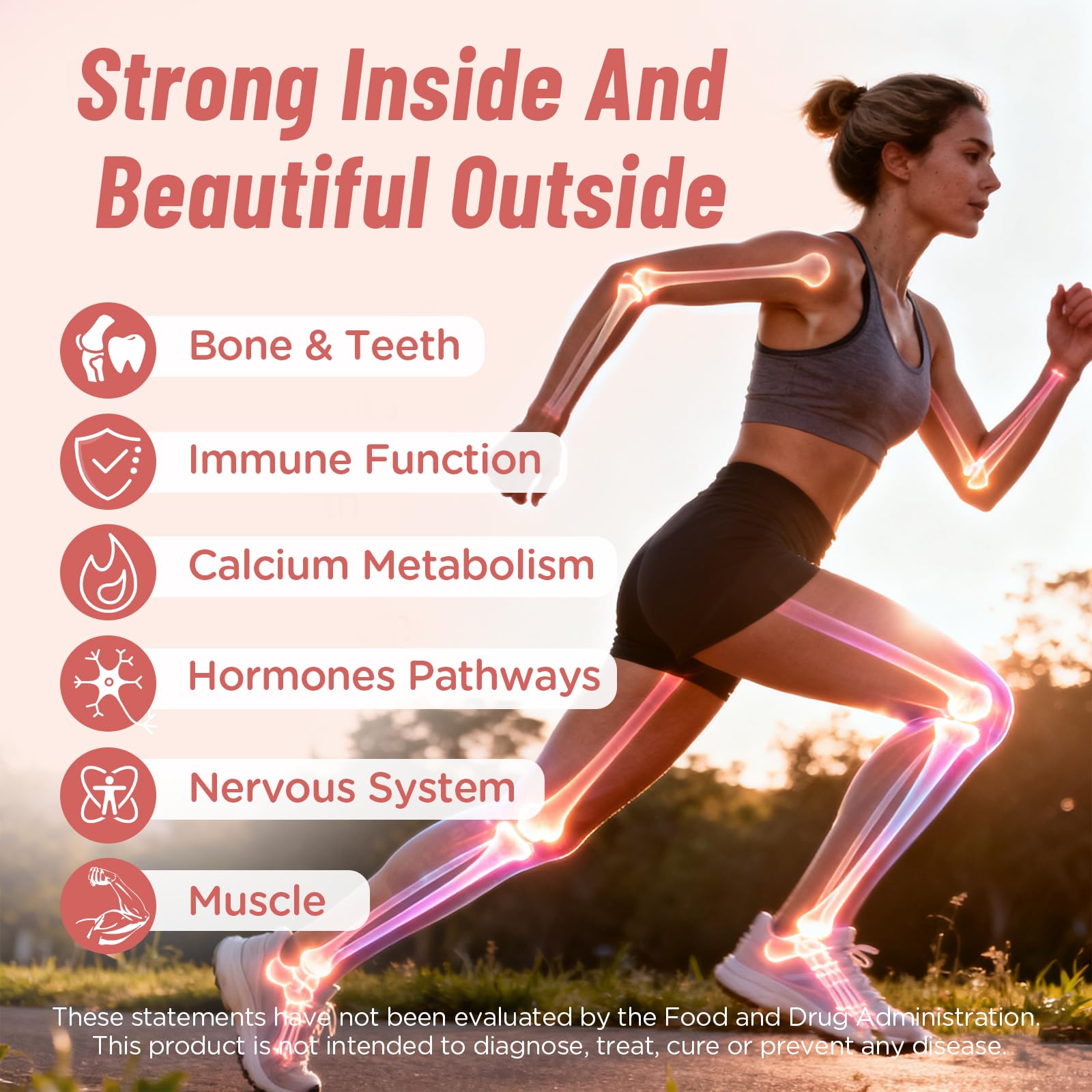 Nutrition label on Nepeolithia Calcium Gummies shows 1500mg calcium per serving.