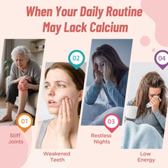 Nepeolithia Calcium Gummies vegan ingredients panel highlighting plant-based calcium.