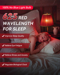 Neporal bedside reading light provides gentle illumination for nighttime reading.