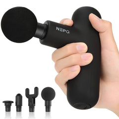 NEPQ SK6 pocket-size massage gun for on-the-go muscle relief.