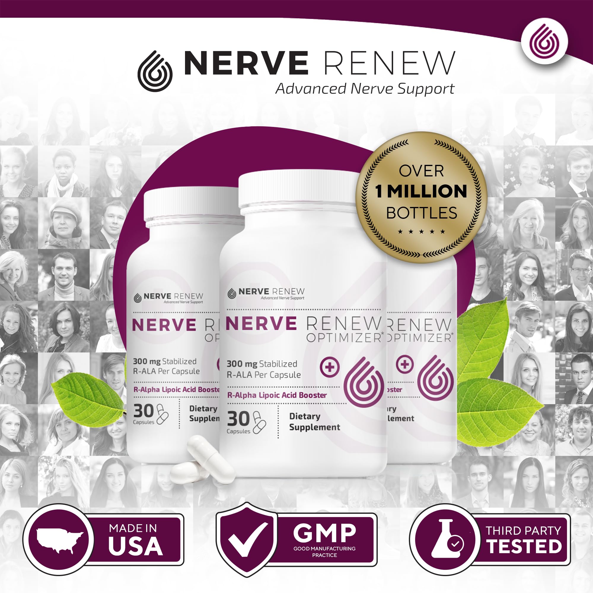 NERVE RENEW Optimizer nightstand scene for bedtime routine.