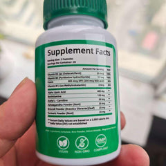 Nerve Savior label close-up, science-backed nerve health messaging.